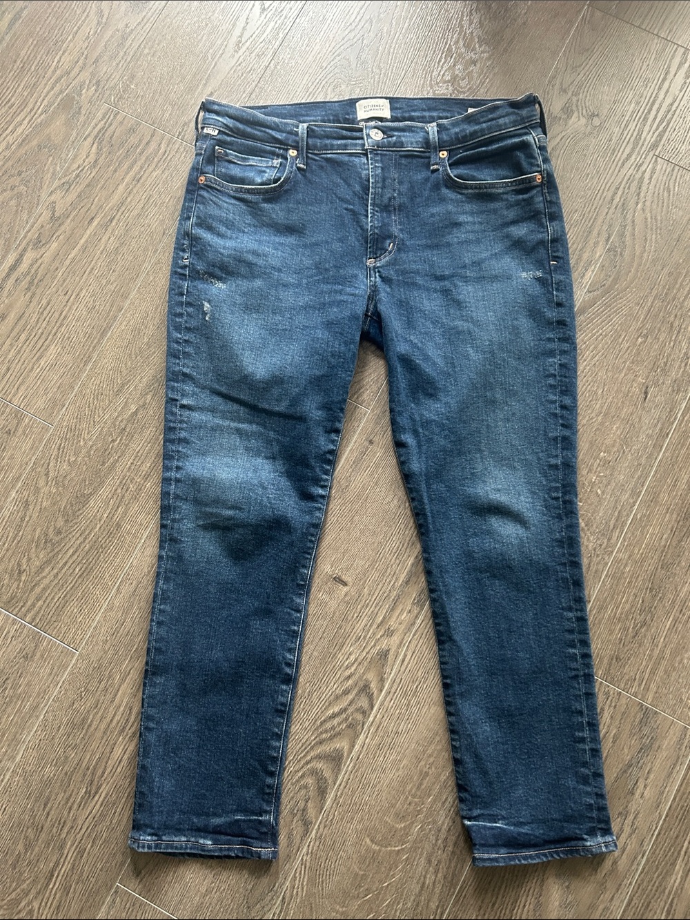 Anthropologie Citizens of Humanity Ella Jeans Mid Rise Slim Crop